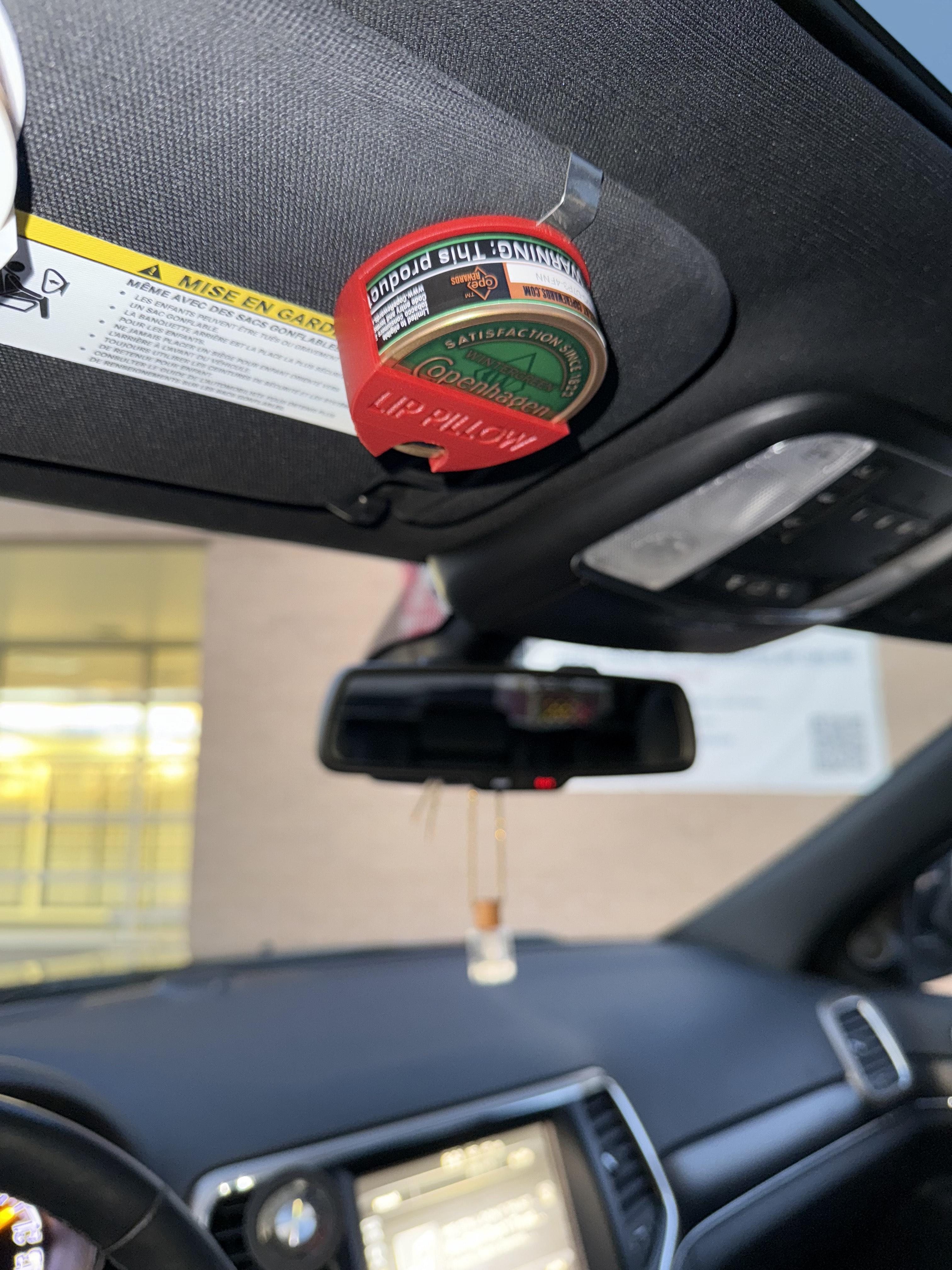 Sun Visor Holster - 3D Printed Car Organizer with Secure Clip & One-Hand Access - Available in Multiple Colors and Text Options