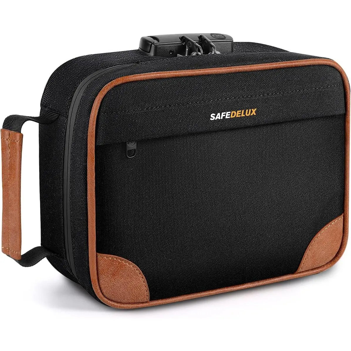 Smell Bag with Combination Lock Box Odor, Money Organizer & Travel Medicine Bag, Travel Bag, Home Organizer Case Lock Box.