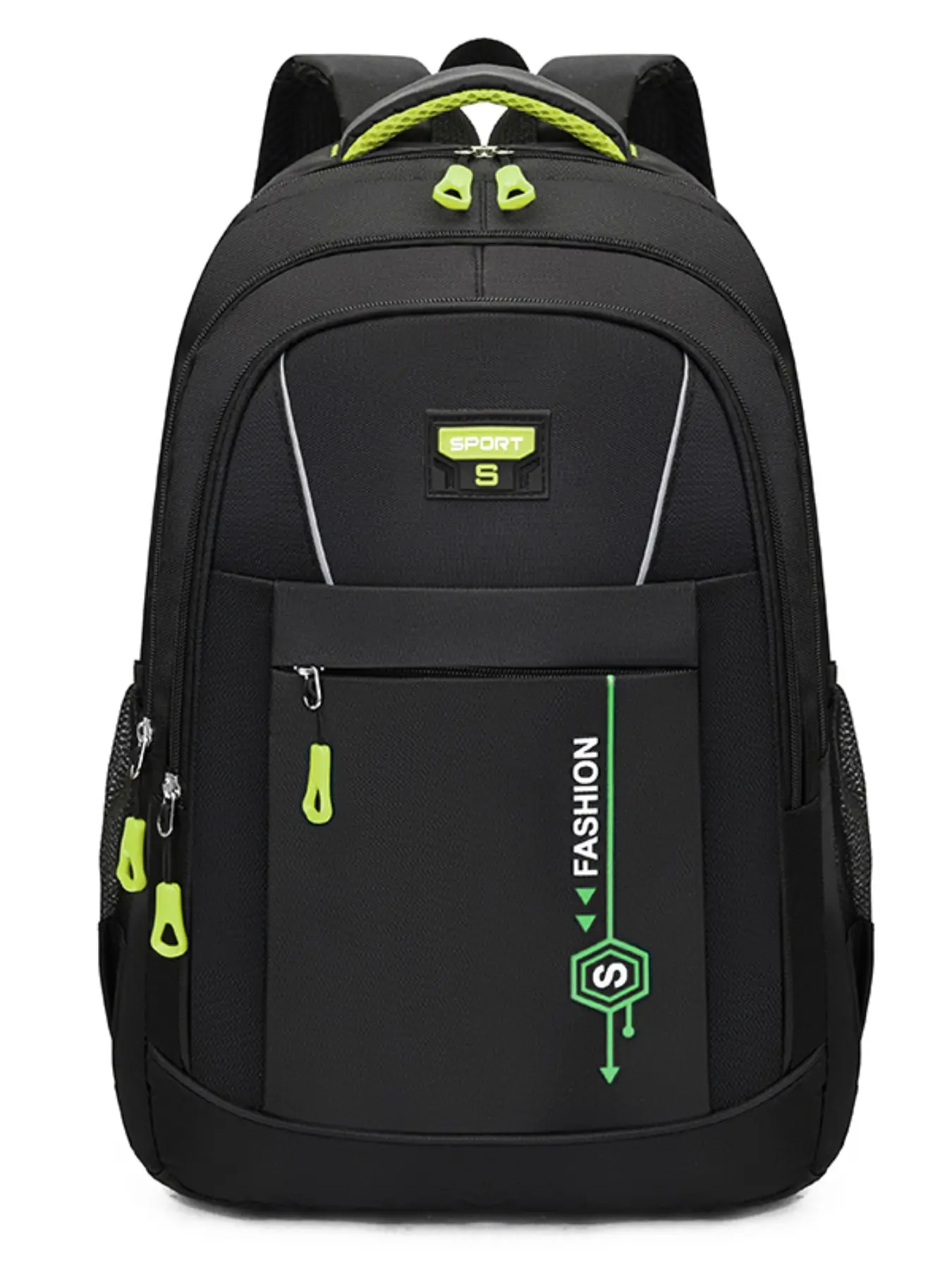 Large Capacity 15.6 Inch Laptop Fashion Durable Backpack Oxford Fabric Multi‑Compartment Casual Unisex Daypack for School Travel Business