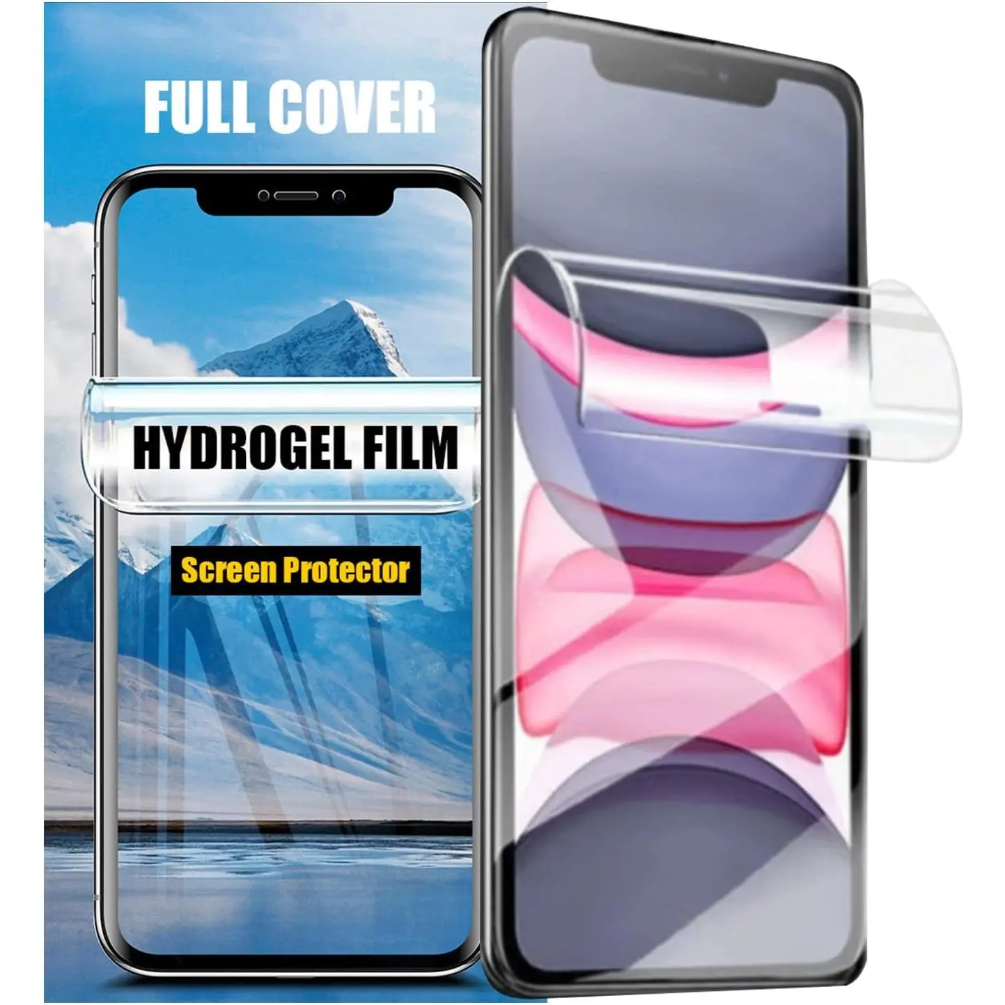 3 Pack Hydrogel Film For  XR,  11 Transparent Soft TPU Screen Protector, High Sensitivity Protective Film (Not Tempered Film)