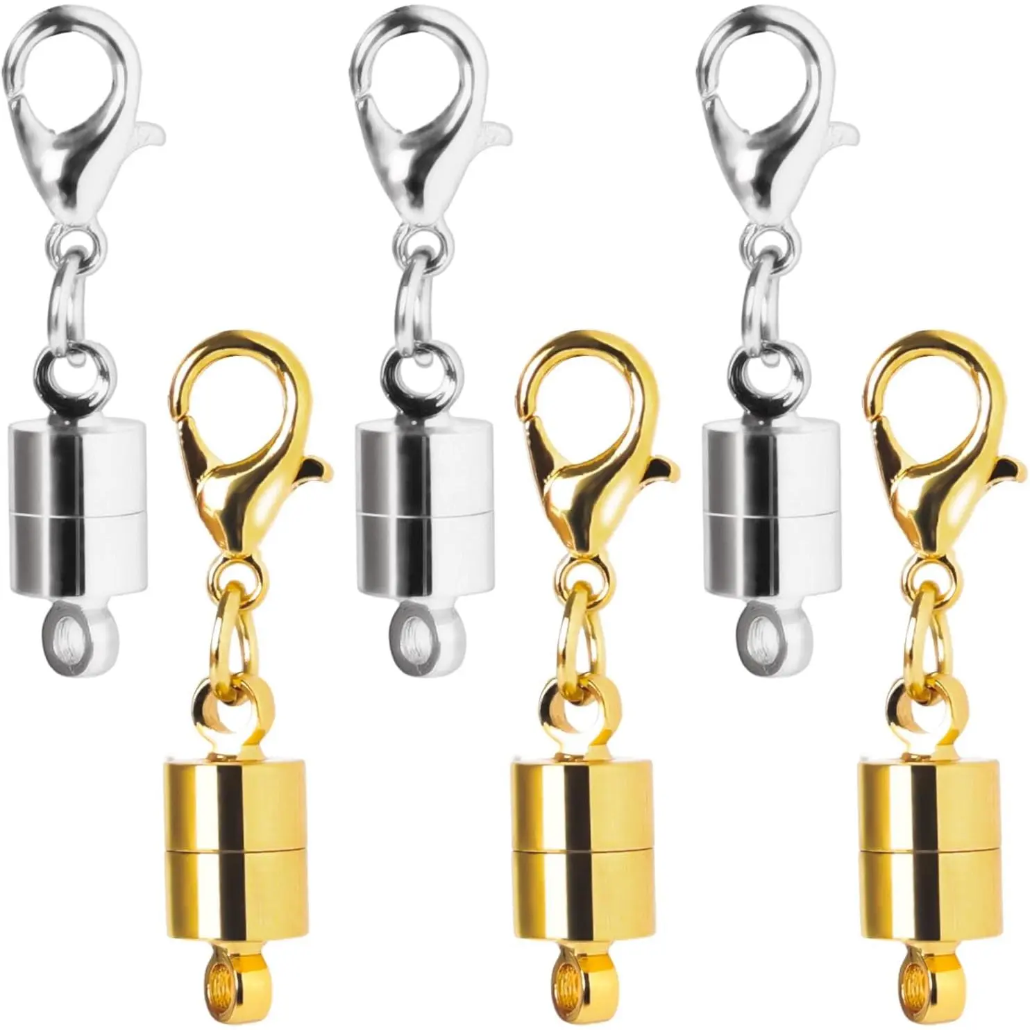 Necklace Clasps and Closures, 18K  and   Clasps and Closures with Lobster Clasp, Exquisite Necklace Extenders for Women and Seniors. Ideal for DIY  Making.