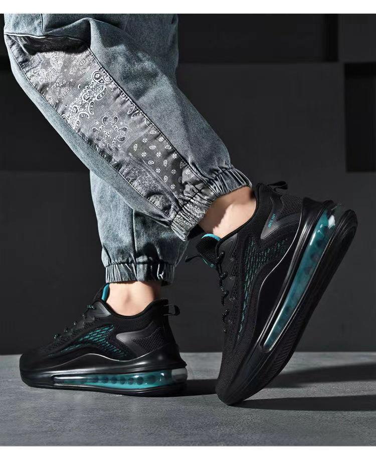 2026 Flyknit Running Shoes for Men, New Spring Model, Shock-Absorbing Air Cushion Sports Shoes, Casual Shoes for Men, Versatile