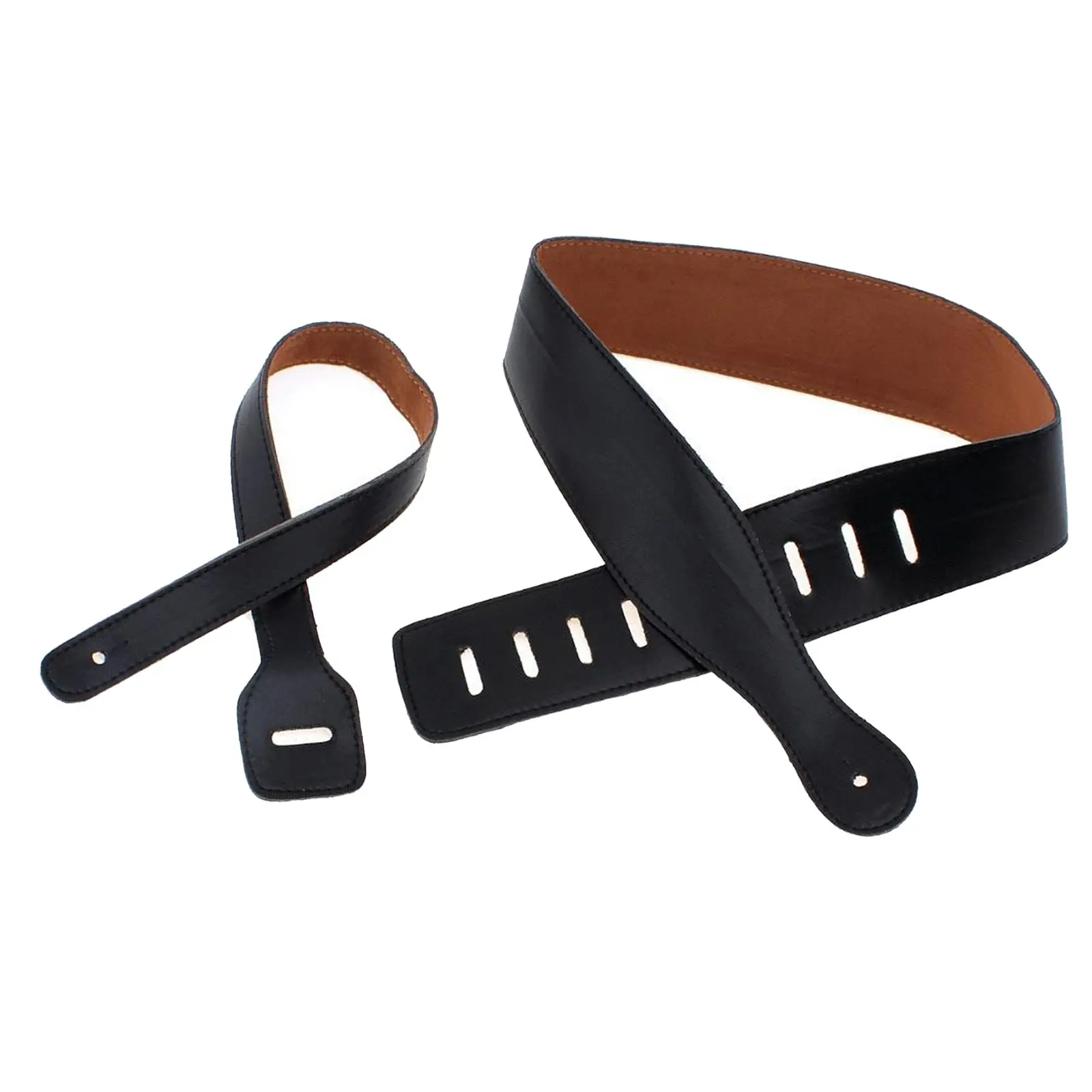 Luxurious Style Adjustable Leather Guitar Straps, 6.5cm Width Guitar Belt, Durable & Comfortable Design, Perfect for Musicians