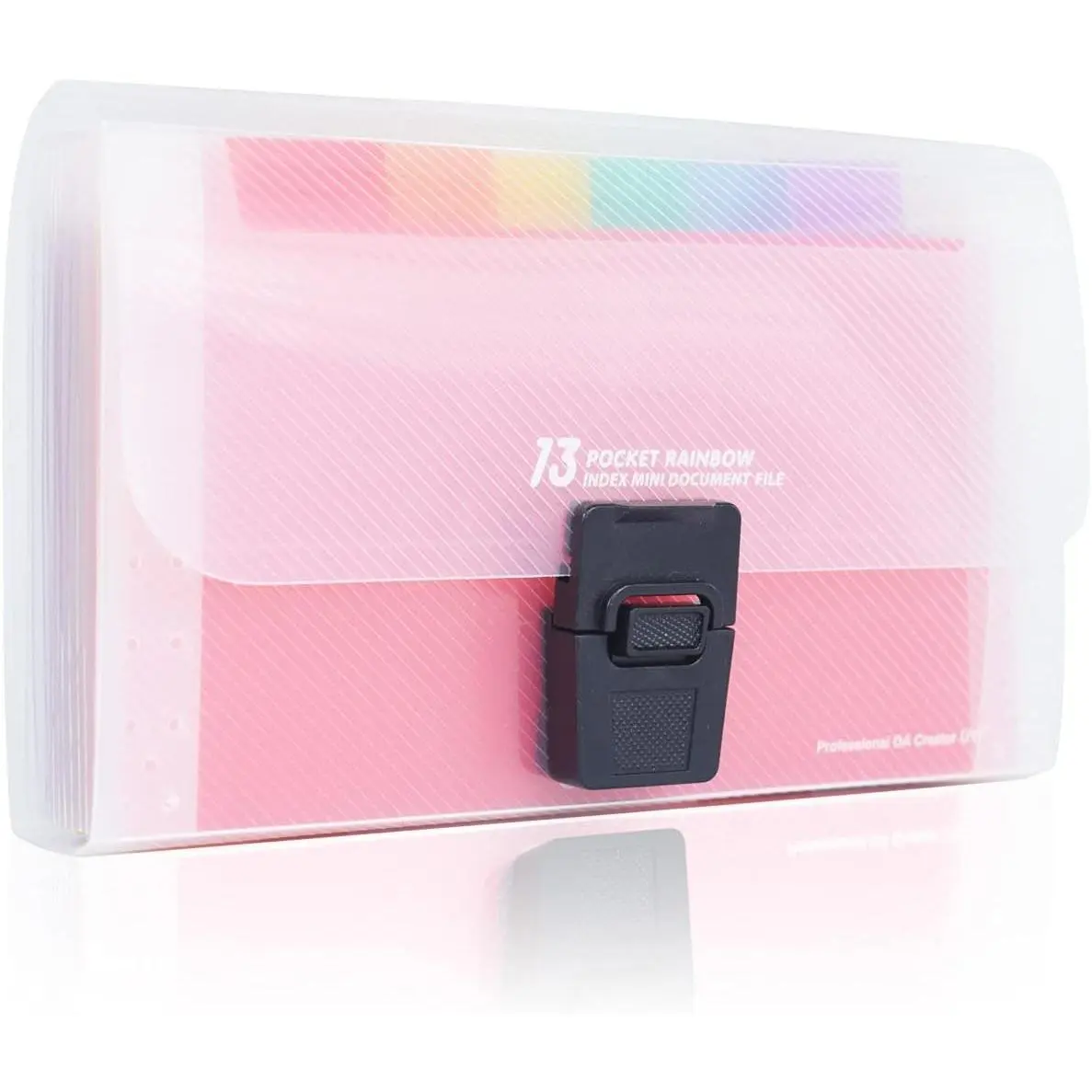 Accordian File Organizer,  Organizer, Folder Organizer Mini Organizer Wallet for , Receipts, , Tax Item or Changes,7x4.5 in 13 Pockets with Tabs Check Case(Caise)