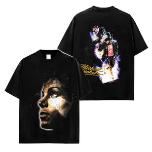 [Sale Up To 50%]Michael Jackson Tribute T-Shirt, Premium Washed Cotton (Made In US), Music Icon Graphic, King of Pop Era Merch, Vintage Music Streetwear, Unisex Gift for Fans