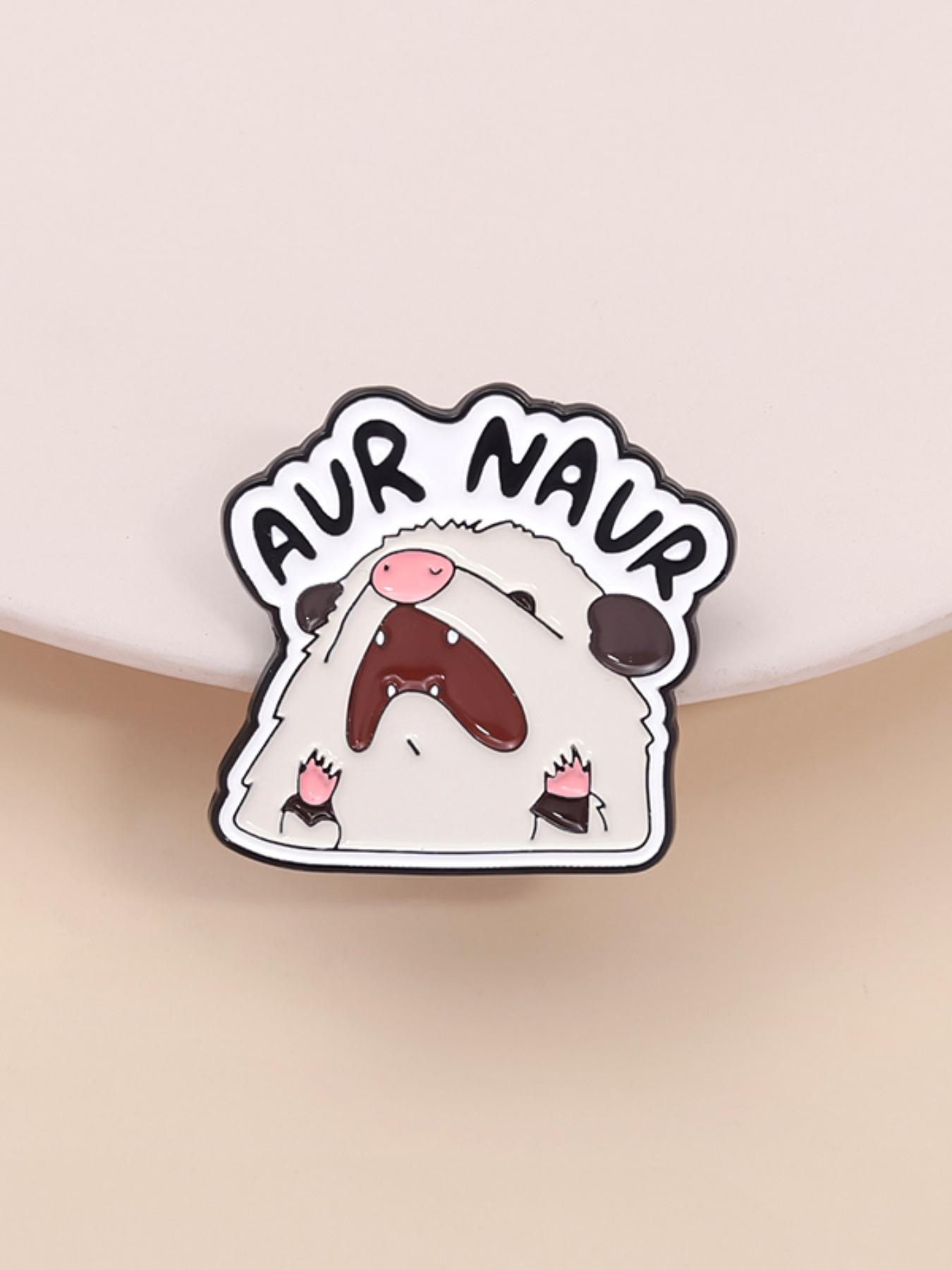 Cute Possum Design Brooch, Fashion Cartoon Animal Design Brooch, Enamel Pin Suitable for Backpacks, Jeans, Scarves, Hats Decoration