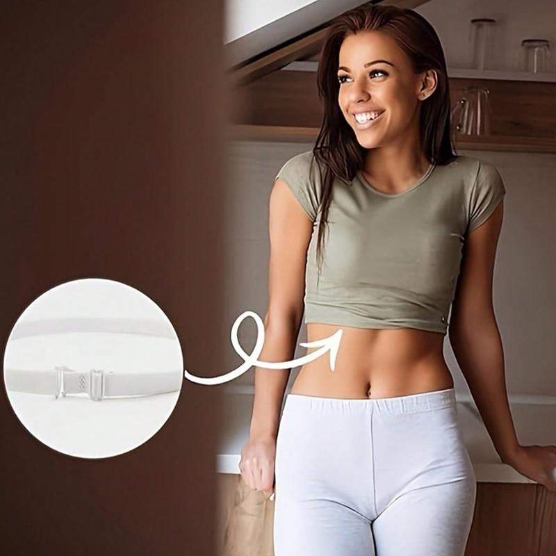 Adjustable Waist Belt, Sweater Shirt Waist Tool, Prevents Slipping Out, Elastic Waist Belt Changes Top Style, Women's Fashion Accessory