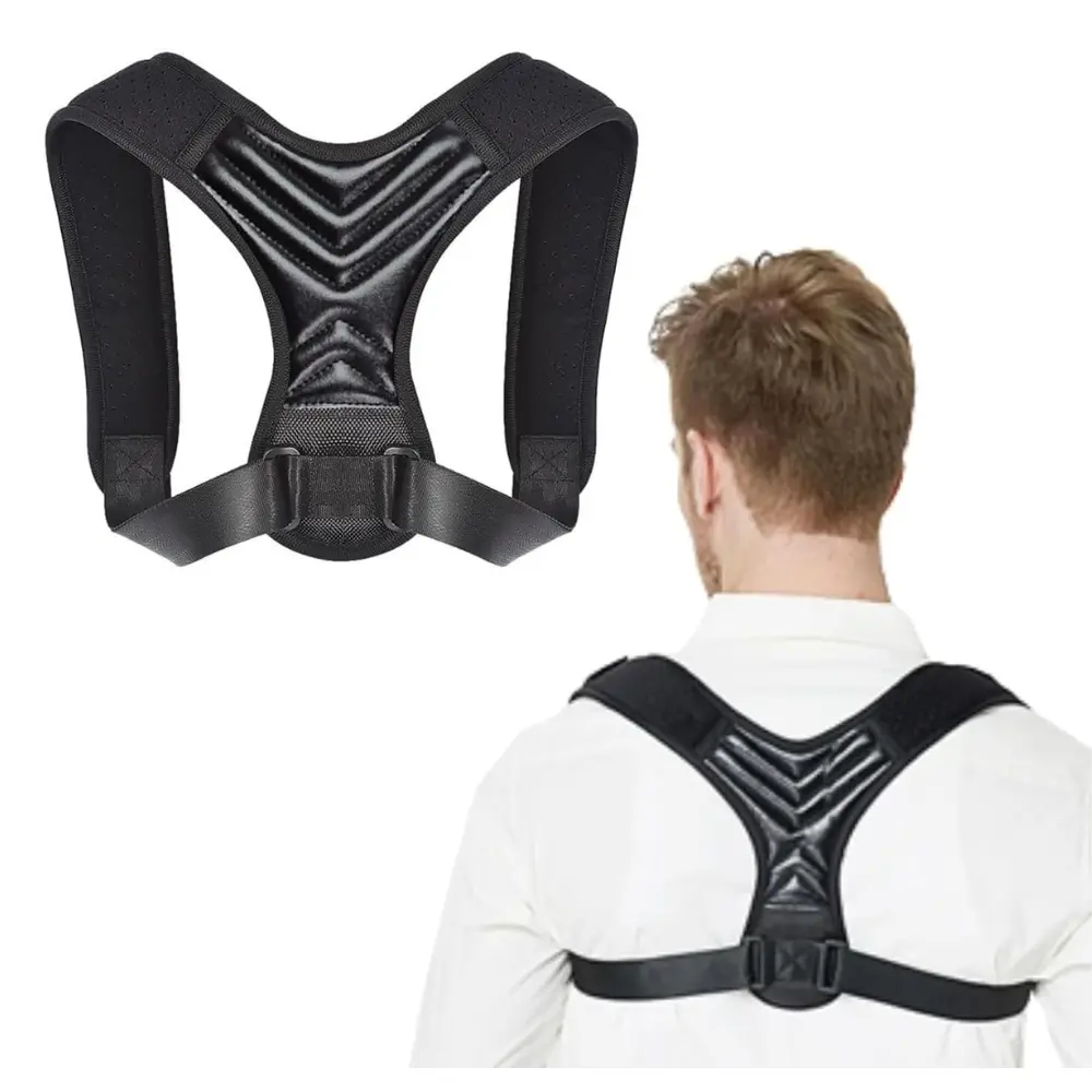 Posture Corrector, Back Brace for Women and Men, Adjustable Back Support, Shoulder Straightener for Improving Hunchback, Providing Pain Relief from Neck, Shoulder, and Upper Back, Back Posture Strap