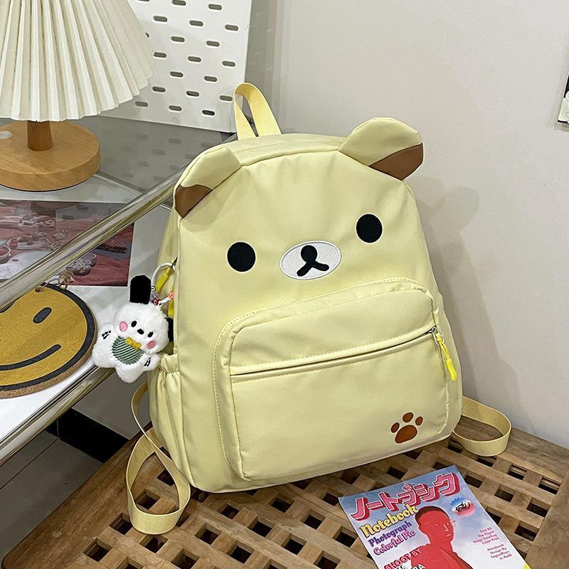 Rilakkuma Backpack Women Anime Relax Bear Student School Bags Girls Boys Outdoor Sport Travel Fashion Rucksack Gift Hot Sales