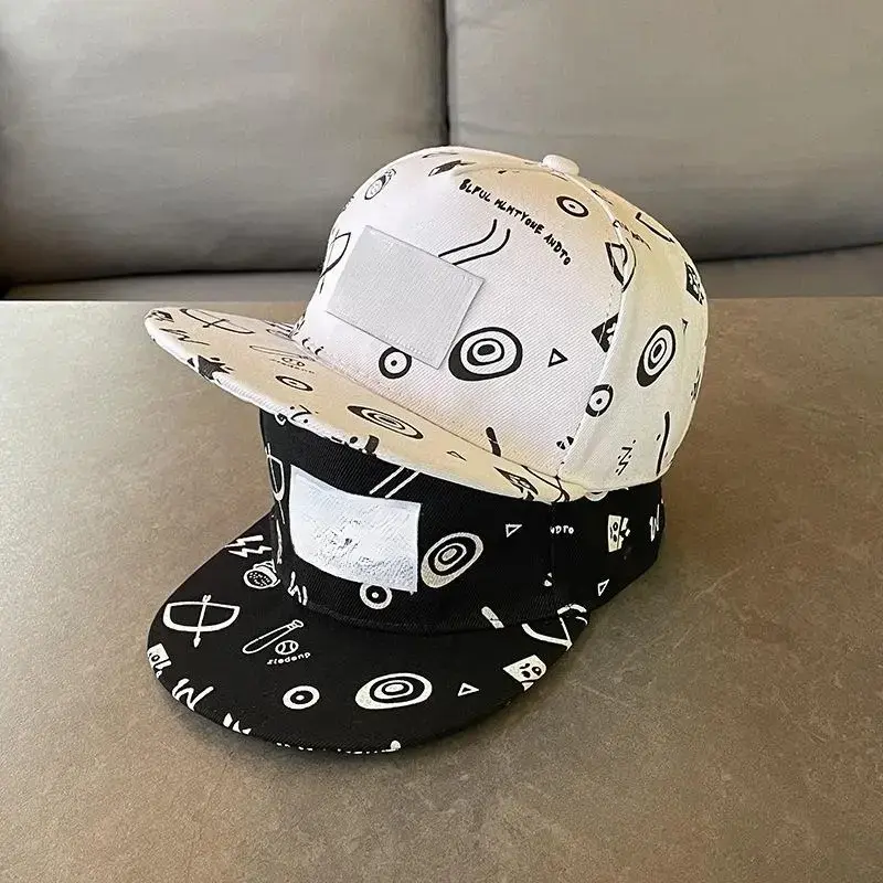 Poly Cotton Blend Flat Brim Snapback Hat - Adjustable, Breathable, Lightweight Men's & Women's Streetwear Cap for Christmas, Engagement, Anniversary (Men's Accessories, Accessories for Women)