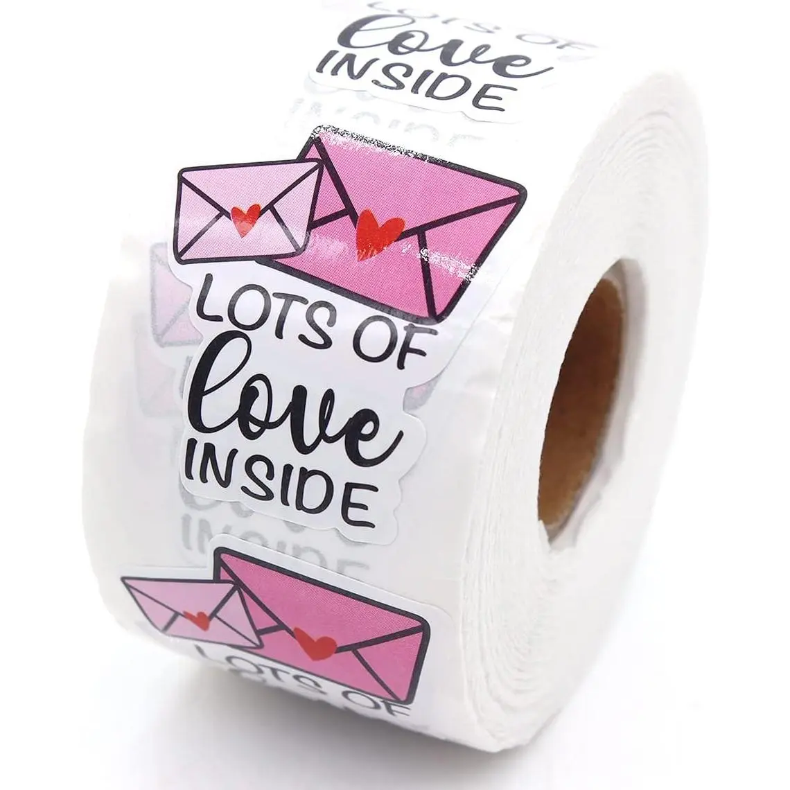 Cute Lots of Love Inside Stickers,Love Mail Sticker,Small Business Stickers,Mail Packaging Sticker for Small Business 500 count