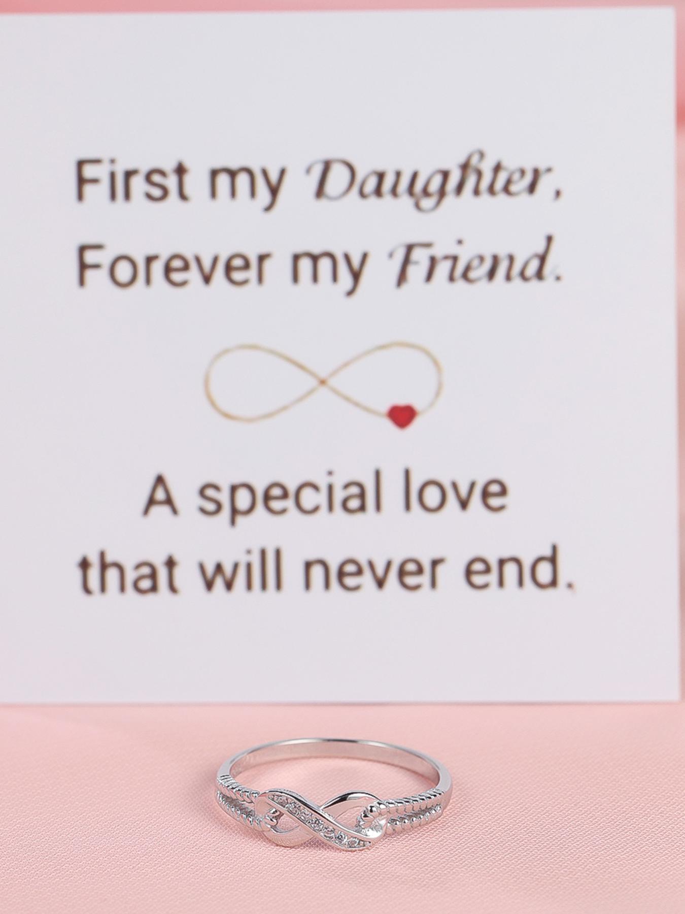 S925 Sterling Silver Infinity Symbol Design Ring, Rhinestone Decor Engagement Ring for Women, Fashion Jewelry Accessories for Party, Daily Clothing Decor