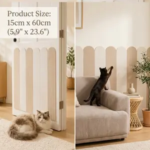 Cat Scratch Board Self-Adhesive Wall Sticker, Large Size Cuttable, Durable Texture, Protects Doors and Walls, Furniture Guard, Home Decor