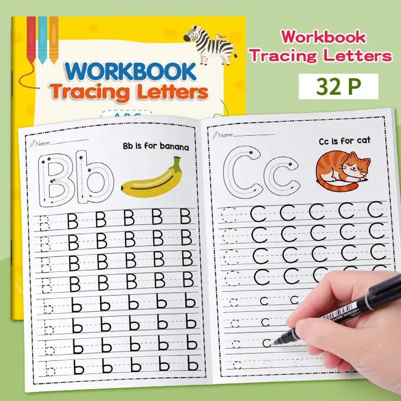 Pen control training for primary school students: letter and pinyin tracing for ages 3 to 6, a beginner's pen control letter tracing exercise book