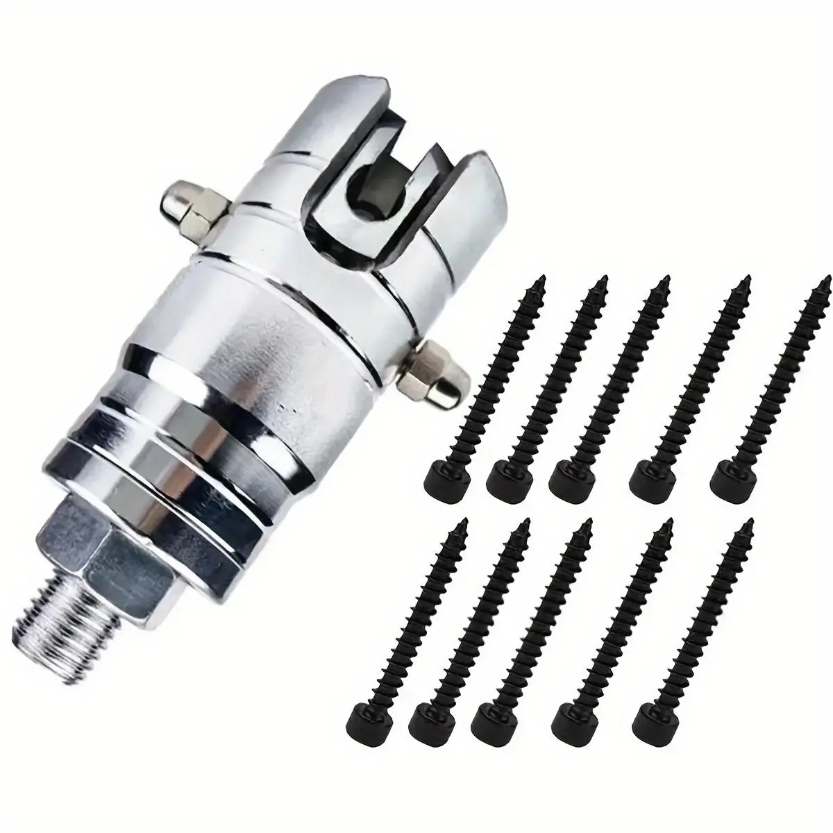 Lock Cylinder Puller, Heavy‑Duty Pulling Tool with 10 Screws, Removal Tool, Compact Design