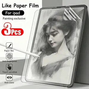3-Pack Matte Film Screen Protectors for iPad 11th Gen, 10th Gen, Pro, Mini 7, Air 13, Pro 11, Like Paper Writing Membrane