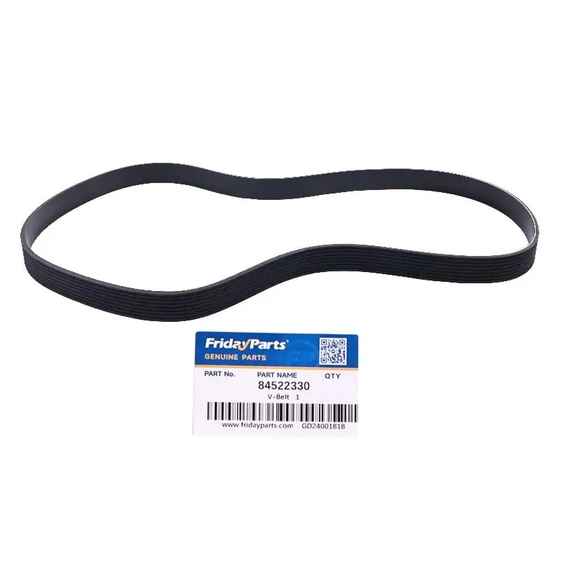 FridayParts V-Belt 84522330 for CASE 580SN 580N 586H 570NXT 588H 590SN New Holland U80C