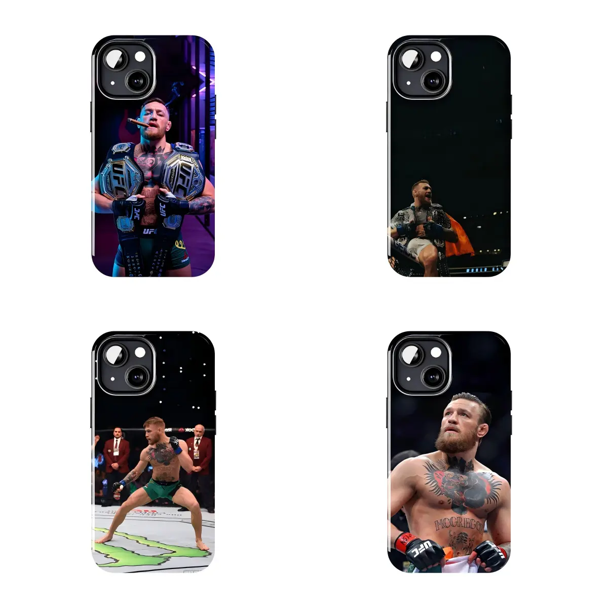 Champion Victory McGregor Shockproof Protection Phone Case, Mobile Phone Accessories Suitable for iPhone 11-17 Pro Max/Plus and Samsung Galaxy S23-25, Safety