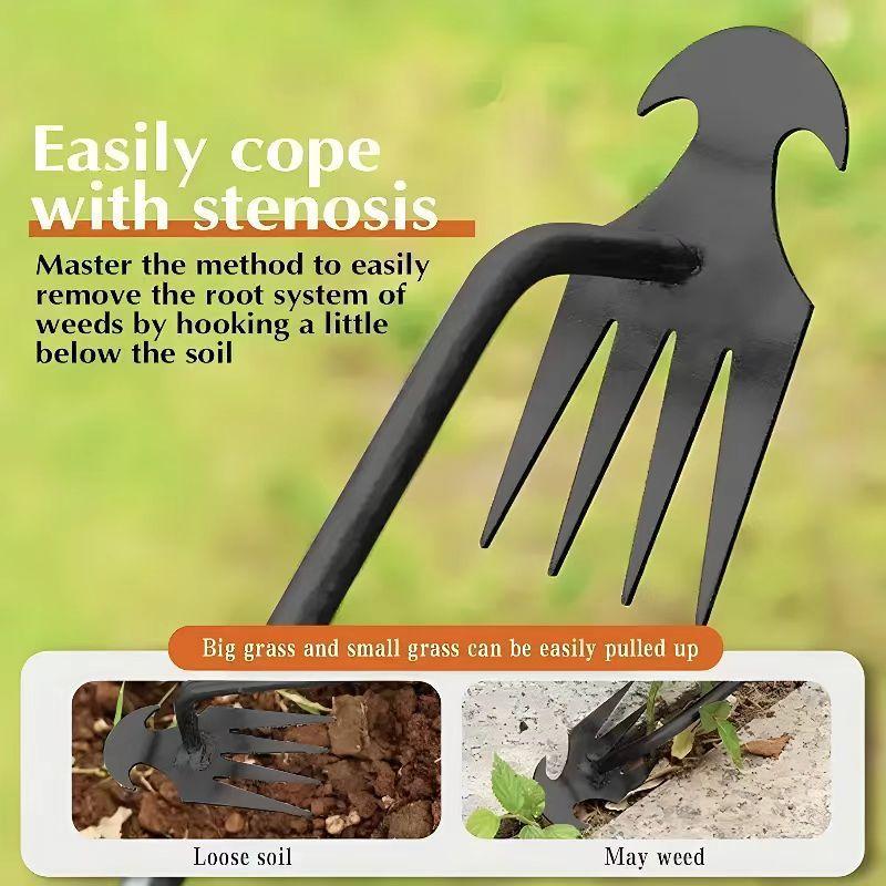 Multi-Function Weeding Tool - A new, durable gardening tool, this portable weeder pulls weeds out by the roots. Ideal for loosening soil, weeding, vegetable gardening, and aerating soil-the perfect choice for all your gardening needs.