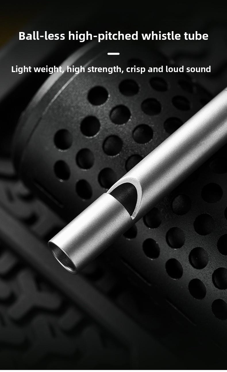 Titanium Whistle High Decibel Emergency Survival Whistle for Outdoor Camping Hiking Hunting Emergency Rescue Gear Lightweight Portable Survival Tool