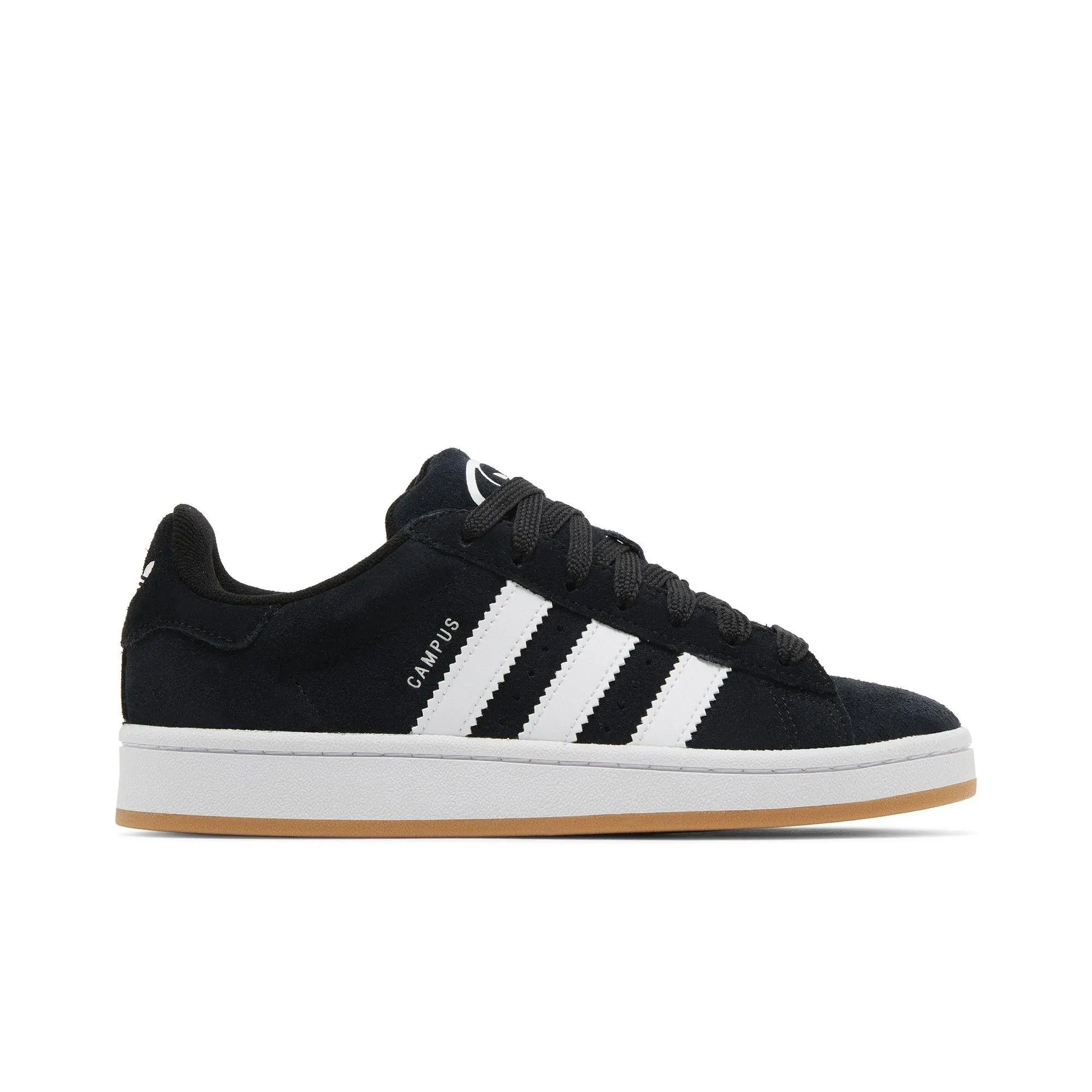 adidas Campus 00s J 'Black White Gum' (Unisex) Core Black/Cloud White/Cloud White childrens skate shoes HQ6638