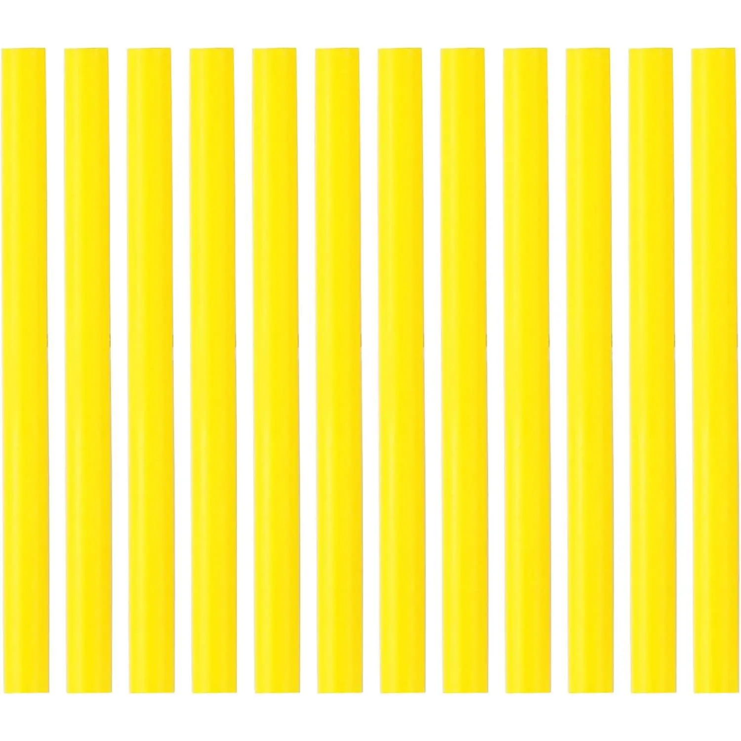12 count Colored Hot Glue Sticks, Mini Hot Melt Adhesive Glue Stick for DIY Art Craft, 7 x 100mm, Yellow