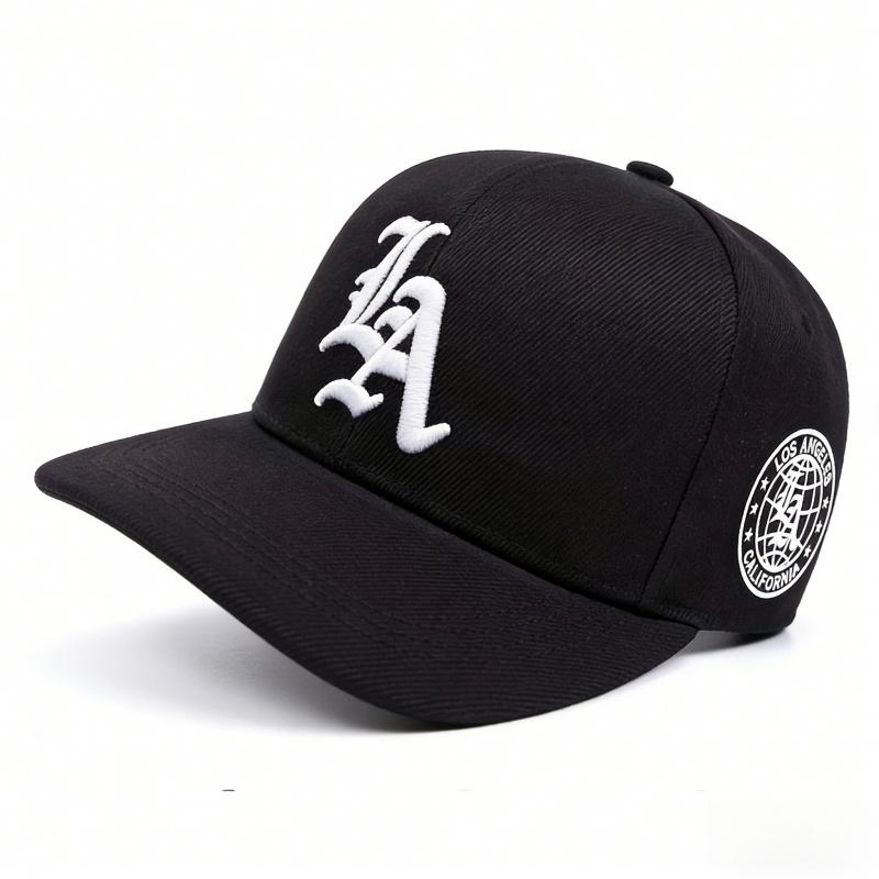 baseball cap with letter embroidery, versatile outdoor casual sports sun hat, couple's curved brim hat