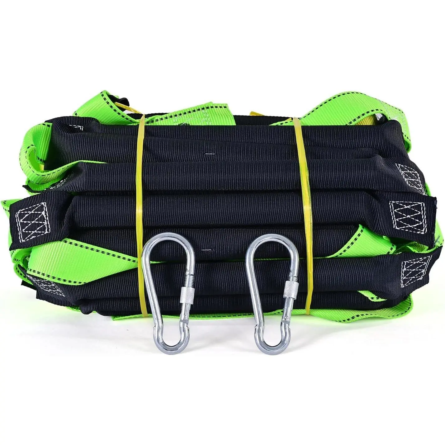 20FT Emergency Rope Ladder with 2 Hooks for 2-3 Story Homes, Portable Multi-use Quick Deployment for Balcony Tree Window