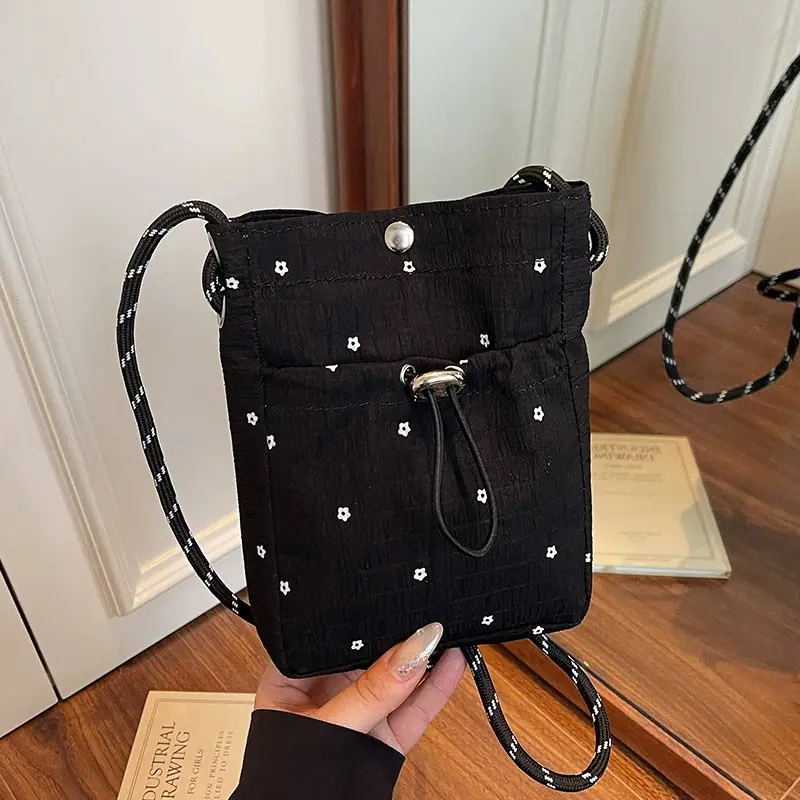 Mini Crossbody Phone Bag Women Integrated Wallet Purse Adjustable Strap Casual Daily Travel Mobile Phone Pouch Bag