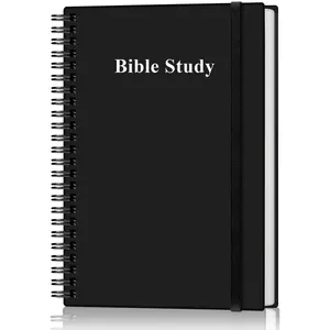 Study Journal/Notebook - Church Notes Notebook - Note Taking & Journaling Kit, 5.8" x 8.5", Black