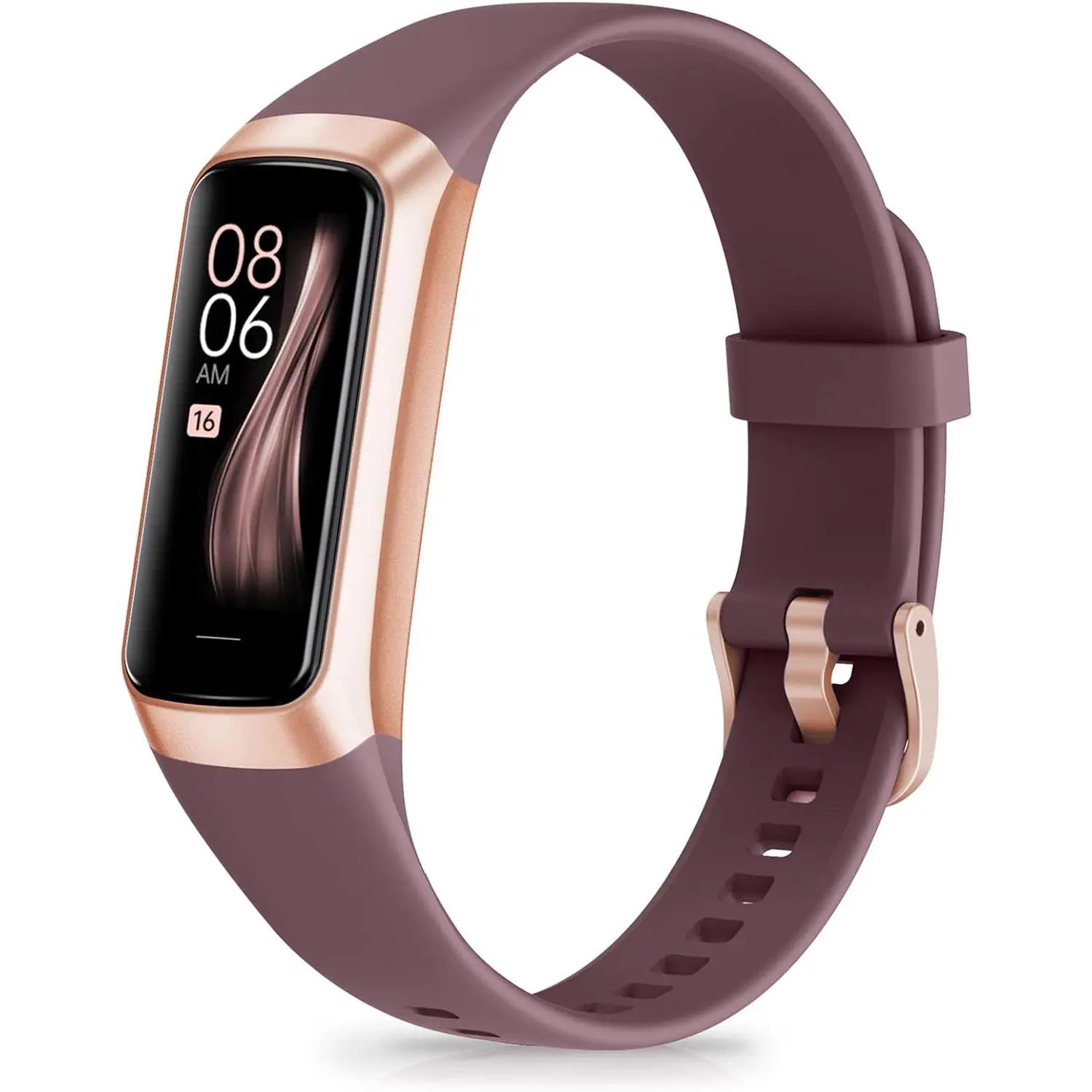 Fitness Tracker with Step Counter/Calories/Stopwatch, Activity Tracker, Health Tracker with Heart Rate Monitor, Sleep Tracker,1.10''AMOLED Touch Color Screen, Pedometer Watch for Women Men