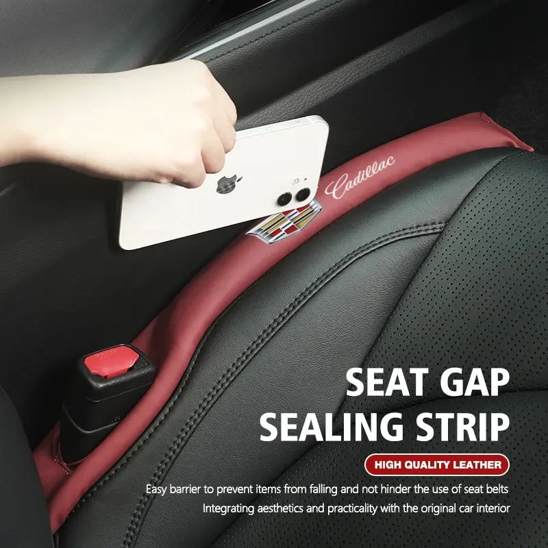 Car Gap Plug Car Interior Seat Gap Plug Anti-leak Strip Filling Pad Automotive Interior Accessories Car Accessory For Cadillac Escalade CTS ATS XTS CT4 CT5 XT5 XT4 XT6 CT6 Lyriq SRX ELR Celestiq EXT XLR
