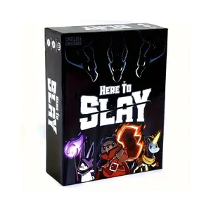 Here to Slay Tabletop Card Game, Card Game Box, English Version, Strategy Card Game for 2-6 Players, Family Fun, Team Challenge, Logic & Strategy Skills
