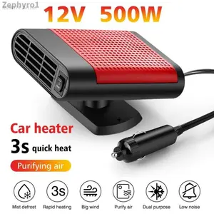 Dashboard Mounted Windshield Defogger & Defroster, Fast Heating for Car-500W 12V Car HeaterZephyroAB19Wild Motion