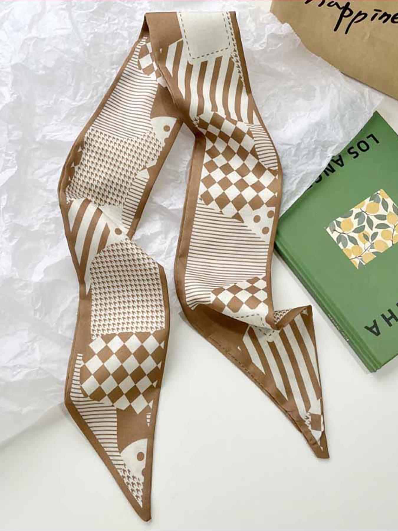 Boho Style Love Heart & Floral & Geometric Pattern Hair Band, Fashionable Hair Accessories for Women & Girls, Minimalist Bandana Headwear Suitable for Thick Hair