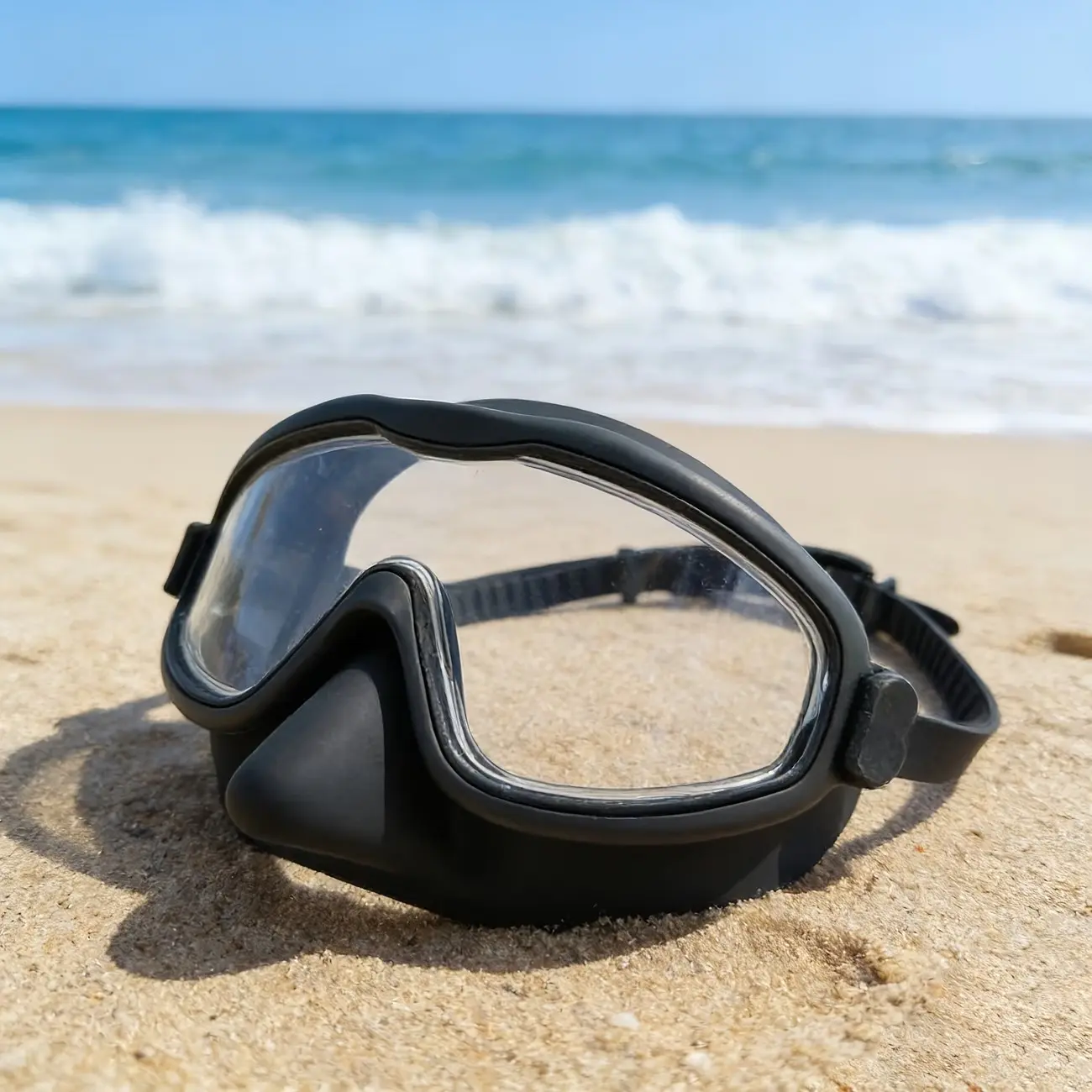 1pc, a Pair of Semi-Framed Swimming Goggles, Face Mask, Protective Cover, High-Quality Adult Swimming Goggles, Waterproof And Anti-Fog, Strong Adhesion, Anti-Fog High-Definition Professional Diving Glasses for Pool Training