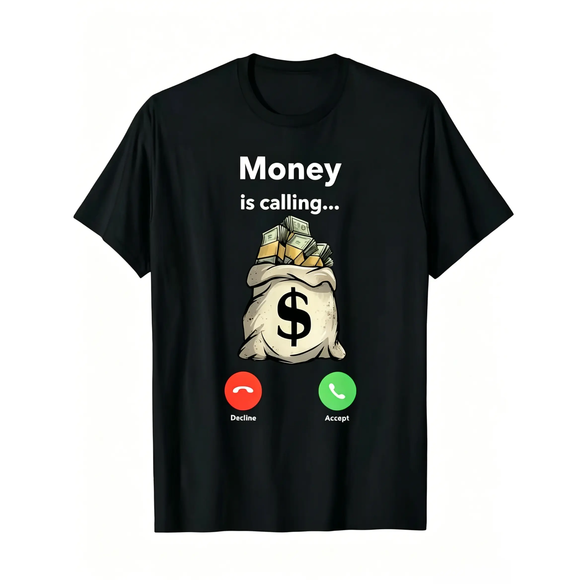 Unisex Hustle Motivational Graphic Tee - 100% Cotton Soft Casual Sports Top, Classic Fit, Elastic Alternative Straps, Menswear Option, Durable Double Stitching, Full Print Knit, Seamless Quarter, Machine Wash Cold Entrepreneur Gift