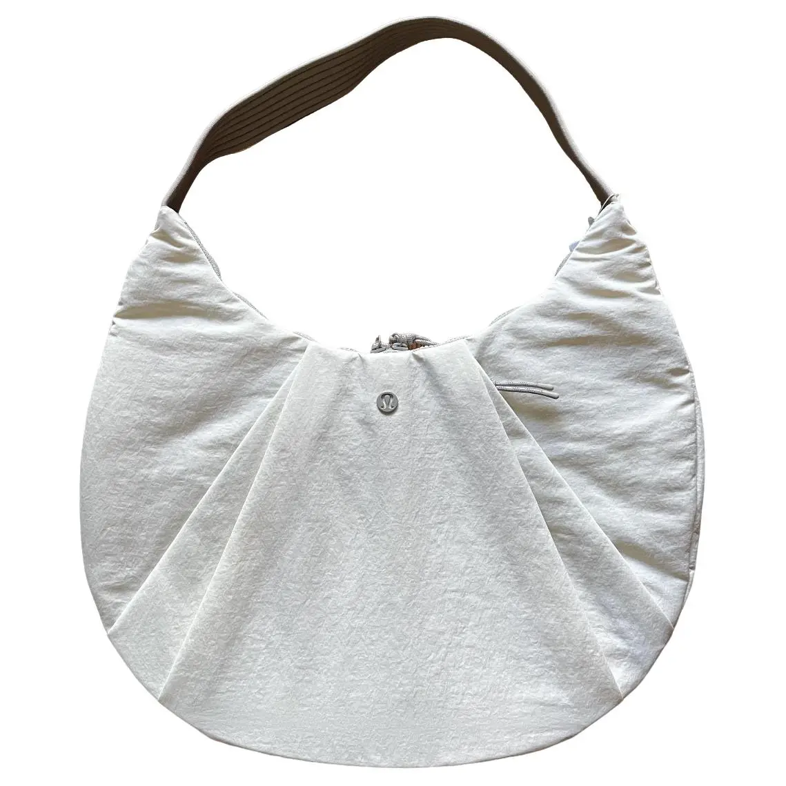 Lululemon Pleated 10L Tote Bag for Women – Elf Yellow and Natural Linen