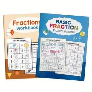 Math Fractions Workbook, Color-Coded Visual & Interactive Practice, Step-By-Step Lessons, Fun Activities, Common Core Aligned, Elementary School