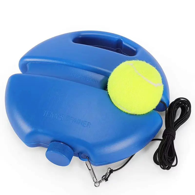Tennis trainer Single tennis training set Practitioner base High rebound tennis rope Wear-resistant tennis ball