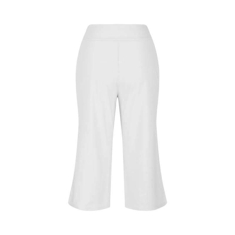 Women Elastic High Waist 3/4 Pant Casual Active Fit Wide Capris Leg Pants Trousers With Pockets Pants for Women Womens Pants Girl Fashion Blue Red Women Elastic High Waist 3/4 Pant Casual Active Fit Wide Capris Leg Pants Trousers With Pockets Pants for Women Womens Pants Girl Fashion Blue Red