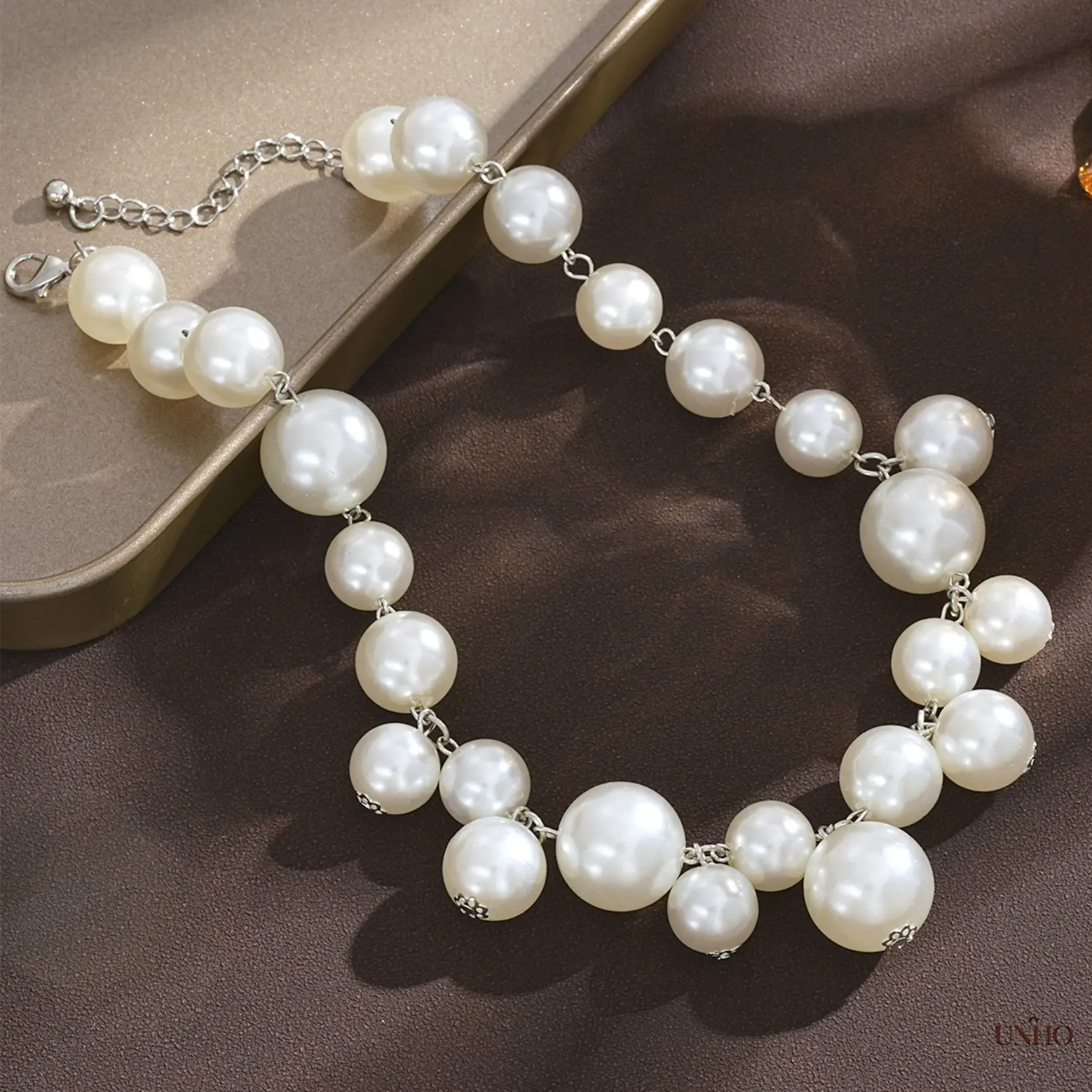 Imitation‑Pearl Tassel Large‑Bead Choker Necklace For Women, 2026 New‑Arrival Trendy Ornaments, Hypoallergenic Elegant Pieces For Daily‑Wear, Party And Holiday‑Gathering Occasions