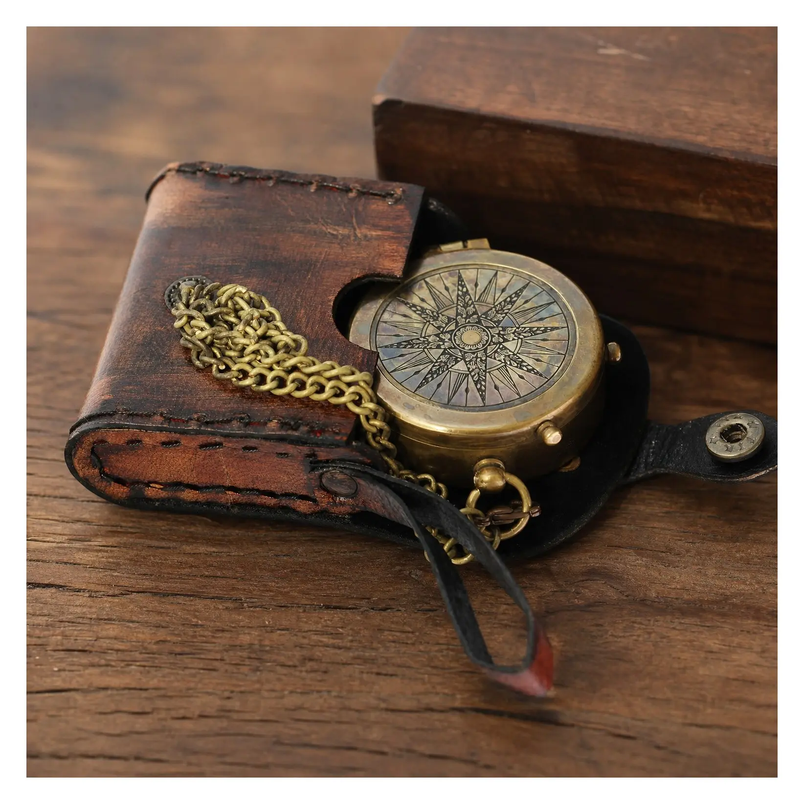 Antique Pocket Compass for Hiking & Survival, Engraved “So You Can Always Find Your Way Back Home” – Vintage Nautical Navigation Instrument for Camping OutdoorGift