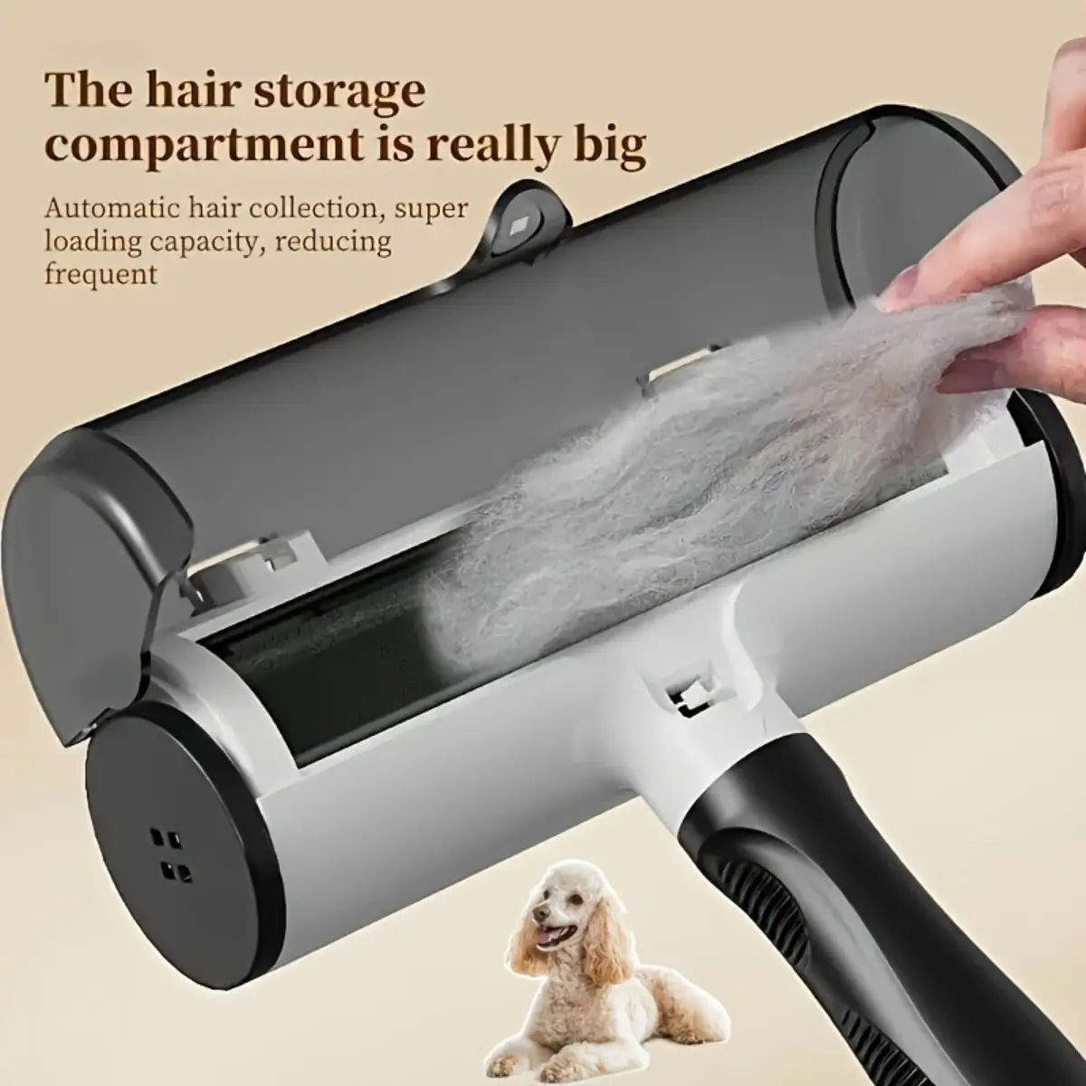 Pet Static Electric Hair Removal Brush, Reusable Efficient Grooming Tool, Deshedding Tools, Effective for Dog & Cat Fur, Practical Home Cleaning Accessory