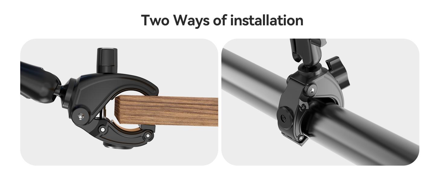 OHLPRO Magnetic Tablet Holder Treadmill & Exercise Bike, 360 °     Rotatable Microphone Stand Holder Mobile Phone Holder for Stationary Bicycle Spin Bike Pushchair Handlebar, Tablet Holder for Smartphones