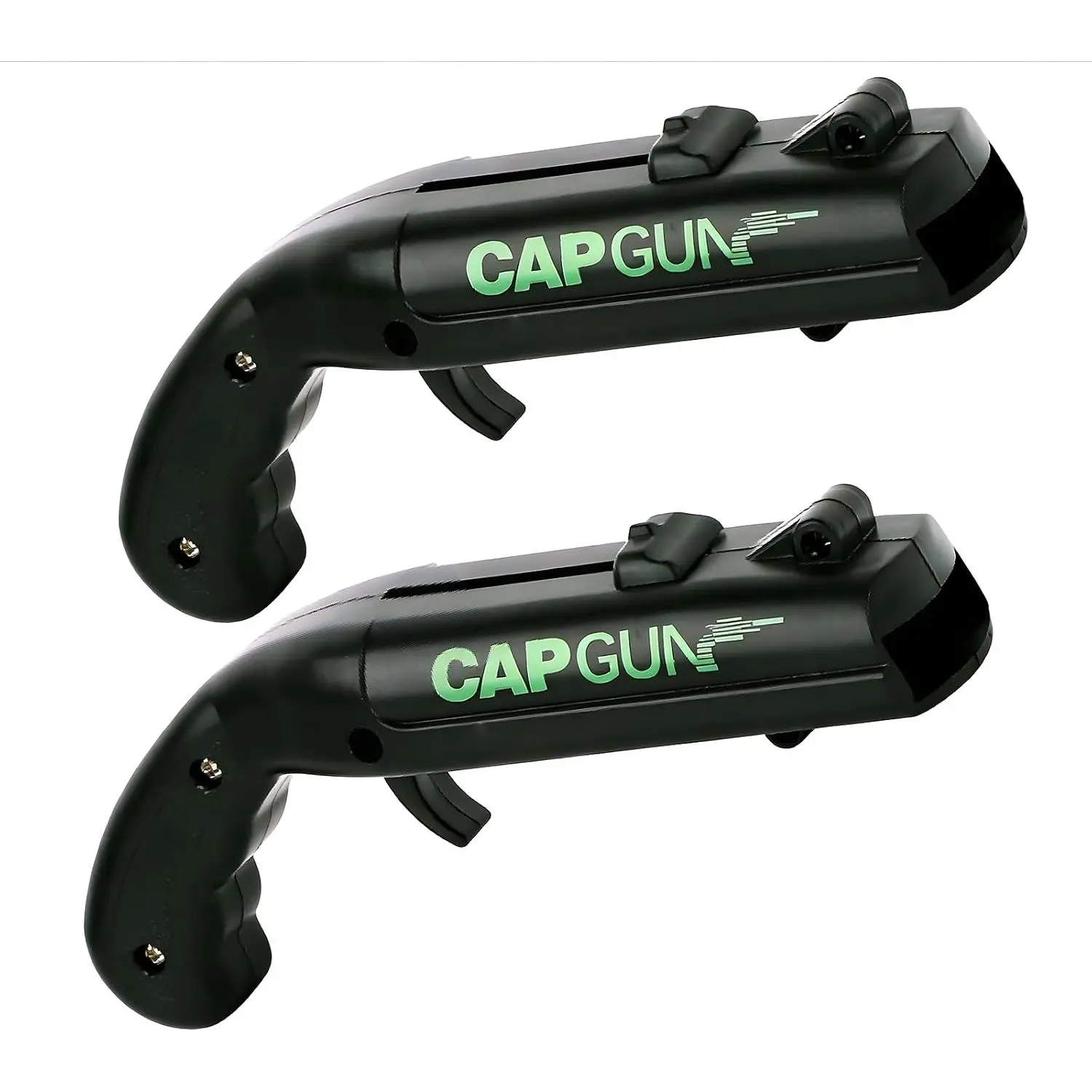 2-Pack Black Plastic Bottle Opener with Cap Launcher - Sturdy, Portable Bar Utensils for Drink Opening, Creative Gift for Family Gatherings, Birthday Christmas Father's Day