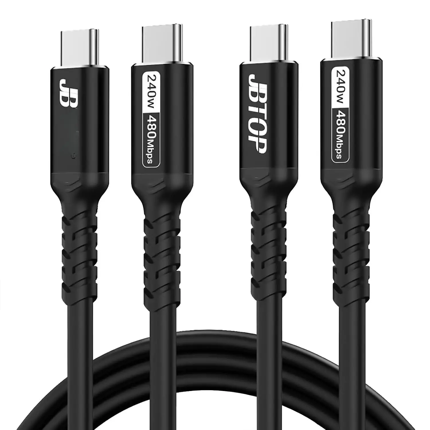 240W Type C to USB C (3FT, 2packs) 48V5A   USB  Compatible with  16/15 Pro Max, MacBook,eGPU Docking GaN SSD