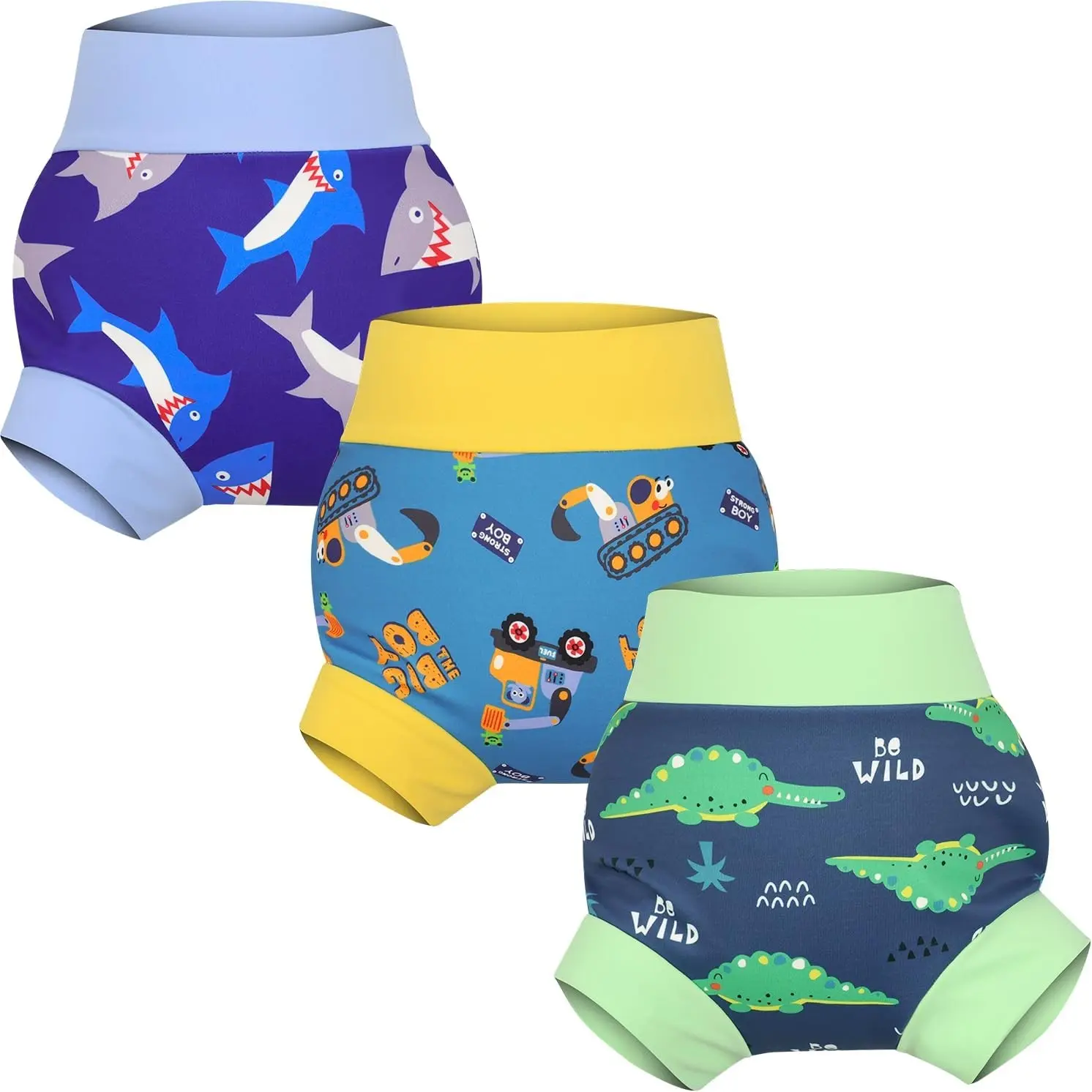 Reusable Baby Swim Diapers 2T-5T | Waterproof Swim Pants for Boys & Girls | Soft & Breathable for Pool, Beach, Water Play & Swim Lessons(Gift)