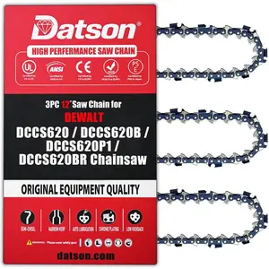 3PC 12" Chain for DCCS621B, 12 Inch Chain for DCCS621P1