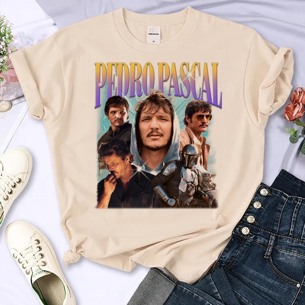 Pedro Pascal t shirt women summer anime t-shirts girl streetwear clothing